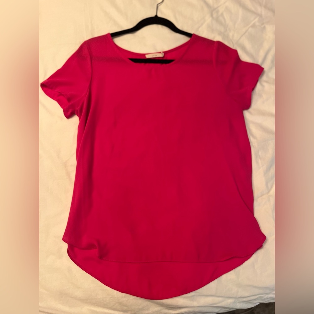 Pink Lush Short Sleeve Top
